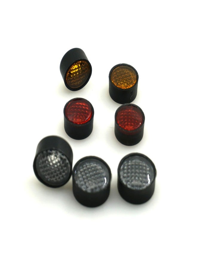 WEFEINO 7PCS RC Car Taillight Light Cover Round Lamp Cups Upgrades for 1/10 Scale D90 RC Crawler Car - Image 3
